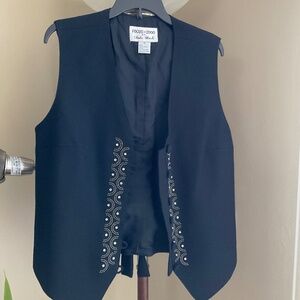 Focus 2000 by Charles Uluech Classic Black Vest, Size 8